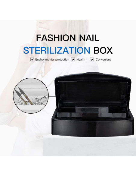 Caja Esterilizadora de Herramientas de Uñas Aifeiter 22x10x7cm Caja Esterilizadora de Herramientas de Uñas Aifeiter 22x10x7cm