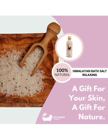 Sal de Baño del Himalaya Eco Bath London 300g Lavanda