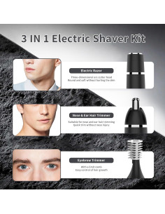 Recortador de Vello Nasal y Cejas Erkot HT2402 Impermeable 2