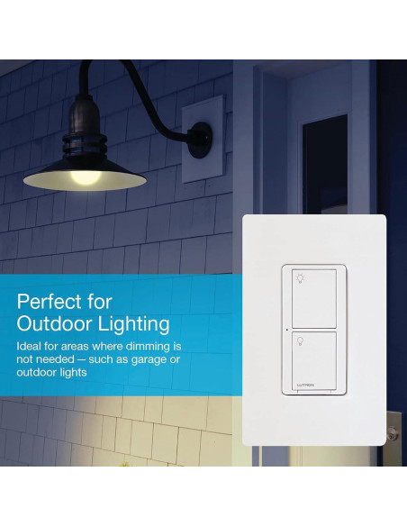 Interruptor de Luz Inteligente Lutron Caseta Negro 6A 3 Vías Interruptor de Luz Inteligente Lutron Caseta Negro 6A 3 Vías