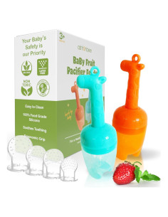Extractor de Frutas para Bebés Ashtonbee - Silicona Grado Alimenticio