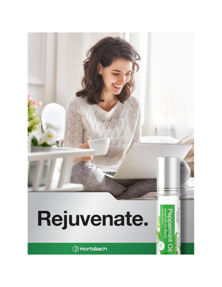 Aceite Esencial de Menta Roll-On Horbach 9.8 ml x2 Aceite Esencial de Menta Roll-On Horbach 9.8 ml x2