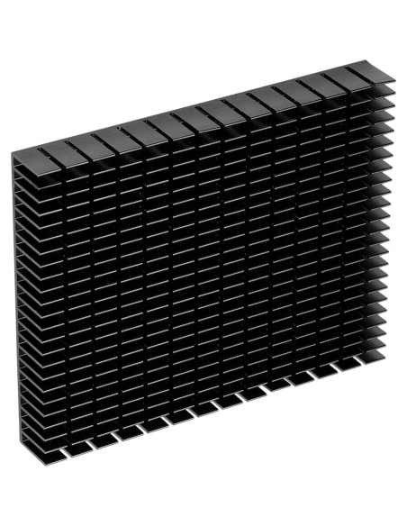 Disipador de Calor Aluminio Fafeicy 150x120x20mm Negro Disipador de Calor Aluminio Fafeicy 150x120x20mm Negro