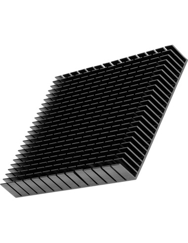 Disipador de Calor Aluminio Fafeicy 150x120x20mm Negro