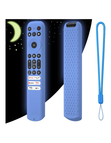 Funda de Silicona Hi Color para Control Remoto TCL RC813 FMB1 Azul