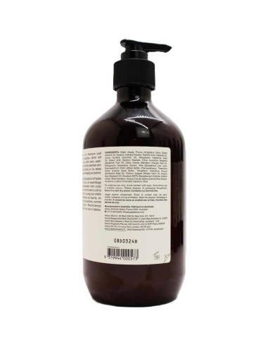 Bálsamo Corporal Aesop Geranio 500ml Hidratante Vegano