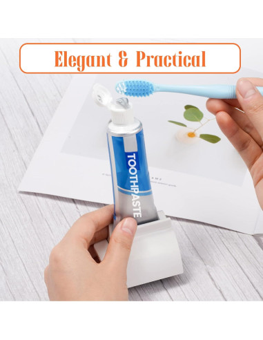 Dispensador de Pasta de Dientes ISKYBOB Juego de 2 Multicolor