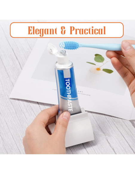 Dispensador de Pasta de Dientes ISKYBOB Juego de 2 Multicolor Dispensador de Pasta de Dientes ISKYBOB Juego de 2 Multicolor