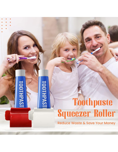 Dispensador de Pasta de Dientes ISKYBOB Juego de 2 Multicolor