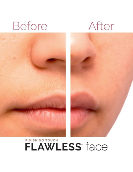 Removedor de Vello Facial Indoloro Flawless Rubor/Oro Rosa Removedor de Vello Facial Indoloro Flawless Rubor/Oro Rosa