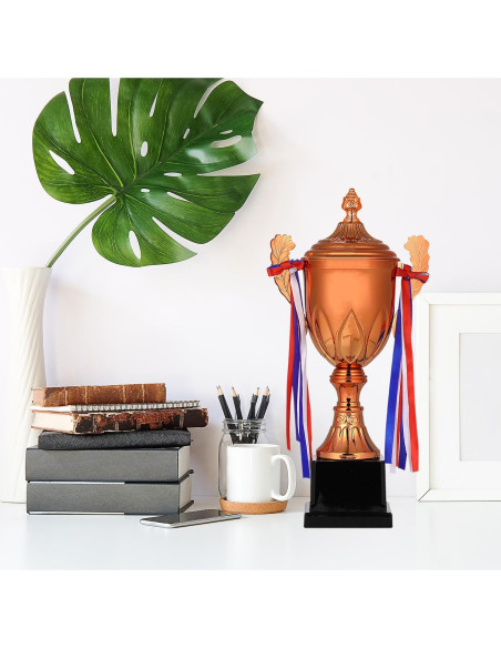 Trofeo de Premio Dorhui 41.9 cm Bronce con Medalla y Cinta Trofeo de Premio Dorhui 41.9 cm Bronce con Medalla y Cinta