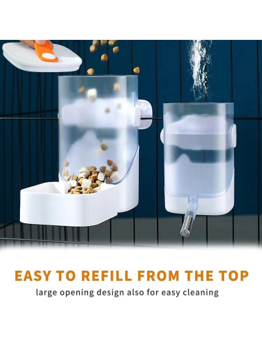 Comedero Automático para Conejos Oncpcare 1000ml Colgante