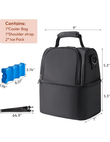 Bolsa de Enfriamiento NCVI para Leche Materna Doble Capa 1.59L