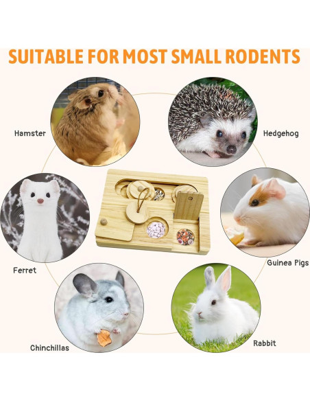 Juguete de Forrajeo para Conejos Hamiledyi Sniff n' Snack Juguete de Forrajeo para Conejos Hamiledyi Sniff n' Snack