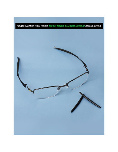 Manga de Silicona Suave Acefrog para Gafas Oakley - 2 Pares Negros