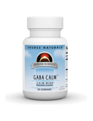 Suplemento GABA Calm Source Naturals 125 mg Naranja 30 Tablet