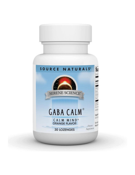 Suplemento GABA Calm Source Naturals 125 mg Naranja 30 Tablet Suplemento GABA Calm Source Naturals 125 mg Naranja 30 Tablet
