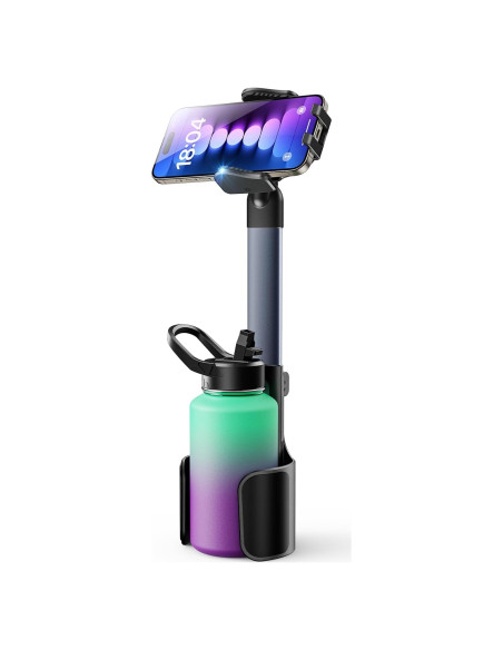 Soporte para Teléfono Móvil y Portavasos TAZENI 2 en 1 Soporte para Teléfono Móvil y Portavasos TAZENI 2 en 1