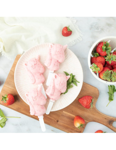 Moldes de Helado ZOKU Unicornio Set de 2, 4 Moldes Silicona 73ml