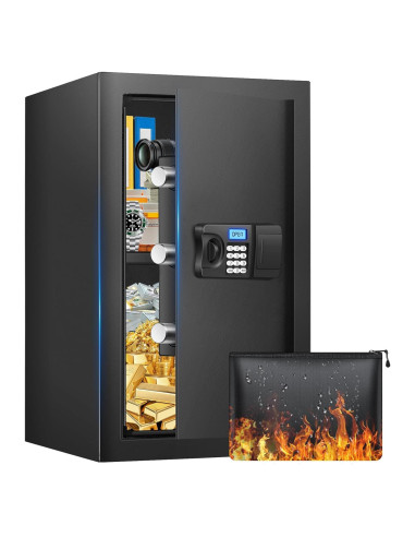 Caja Fuerte Digital FOWORE 3.2 Pies Cúbicos Resistente al Fuego