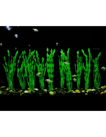 Plantas de Acuario Artificiales MyLifeUNIT 10 Piezas Verde 30.48cm Plantas de Acuario Artificiales MyLifeUNIT 10 Piezas Verde 30.48cm