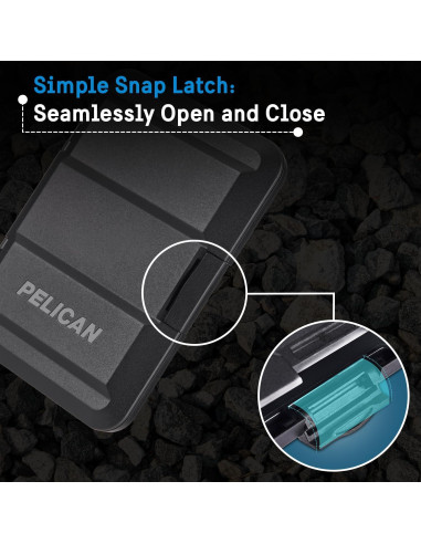 Billetera MagSafe Pelican para iPhone 16/15/14/13/12 - Negro