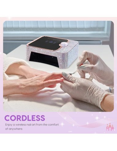Lámpara UV Recargable ANBEISTEE para Uñas en Gel 72W