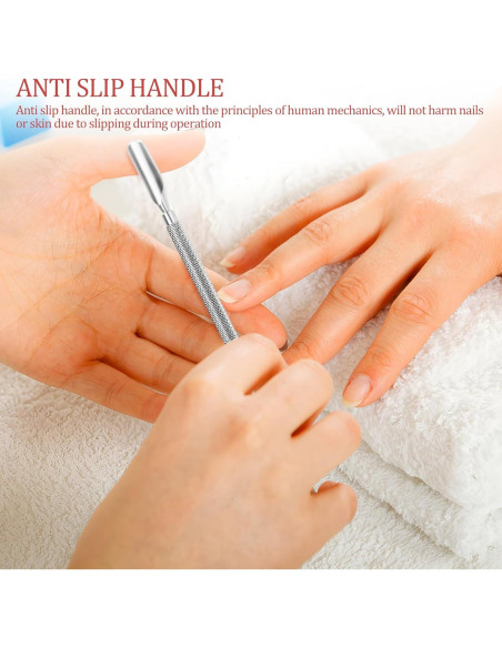 Empujador de Cutículas y Removedor de Esmalte SMLBJUTE 13 cm Empujador de Cutículas y Removedor de Esmalte SMLBJUTE 13 cm