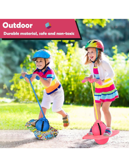 Pogo Ball Christoy con Mangos para Niños y Adultos - 90.72 kg Pogo Ball Christoy con Mangos para Niños y Adultos - 90.72 kg