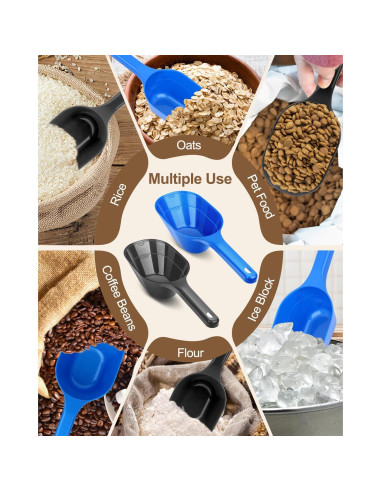 Cucharón de Comida para Perros Aosnare 2 Tazas con Medidas