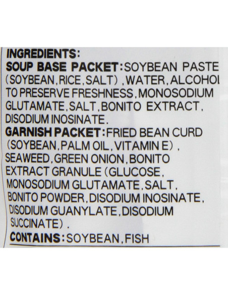 Sopa Instantánea de Miso Miko Brand con Tofu 176g Sopa Instantánea de Miso Miko Brand con Tofu 176g