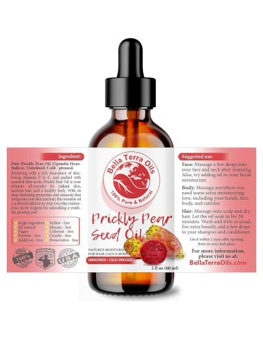 Aceite de Semilla de Pera Espinosa Bella Terra 60 ml - Natural