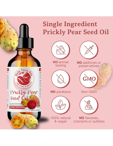 Aceite de Semilla de Pera Espinosa Bella Terra 60 ml - Natural