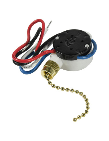 Interruptor de Ventilador de Techo HQRP 3 Velocidades 4 Hilos