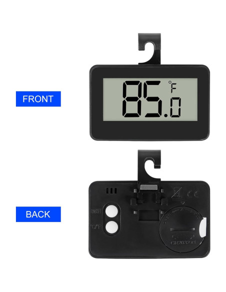 Paquete de 4 Termómetros Digitales DWEII para Refrigerador - Rango -20C a 60C Paquete de 4 Termómetros Digitales DWEII para Refrigerador - Rango -20C a 60C