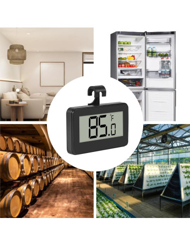 Paquete de 4 Termómetros Digitales DWEII para Refrigerador - Rango -20C a 60C