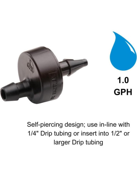 Emisores de Goteo Rain Bird SW10-30PS, 30-Pack, 3.785 LPH Emisores de Goteo Rain Bird SW10-30PS, 30-Pack, 3.785 LPH