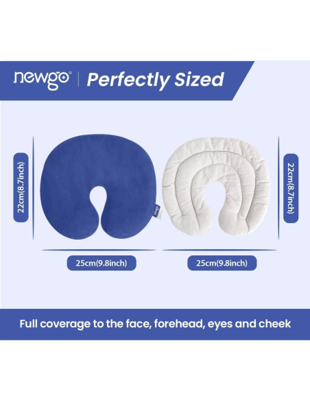 Máscara de Calor NEWGO para Alivio Sinusal y Ocular - Azul Máscara de Calor NEWGO para Alivio Sinusal y Ocular - Azul