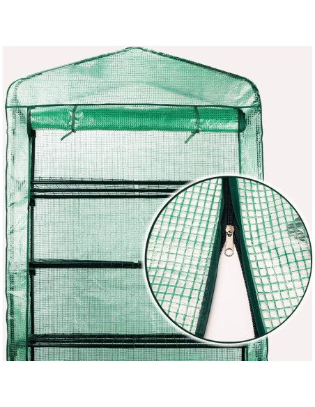 Cubierta de Reemplazo PE Worth Garden para Invernadero Mini 4 Niveles Cubierta de Reemplazo PE Worth Garden para Invernadero Mini 4 Niveles