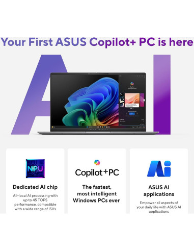 Laptop ASUS Vivobook S 15, 15.6" OLED 3K, 16GB RAM, 1TB SSD