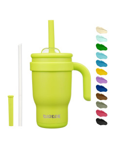 Vaso de Viaje Aislado BJPKPK 414 g Acero Inoxidable Verde