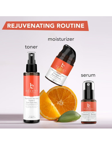 Crema Facial Iluminadora de Vitamina C Beauty by Earth 99g