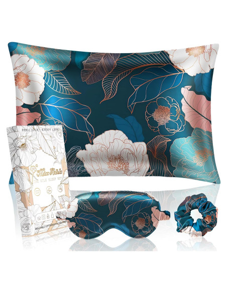 Funda de Almohada de Seda Miss Adola Estándar 66x51cm Peonía Funda de Almohada de Seda Miss Adola Estándar 66x51cm Peonía
