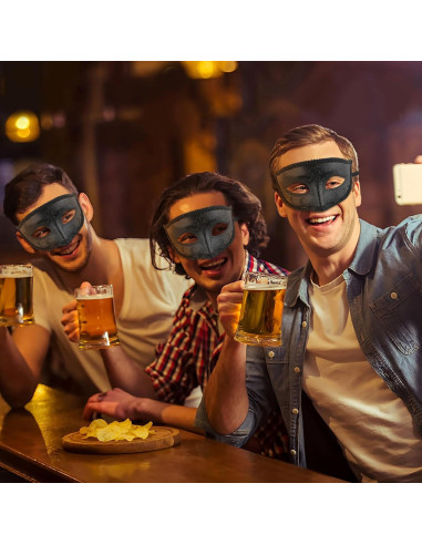Máscara de Carnaval de Encaje Exlinonline para Adultos - Pareja Elegante