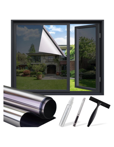 Película de Ventana Unidireccional SUNBABY 44.5x200 cm Negro