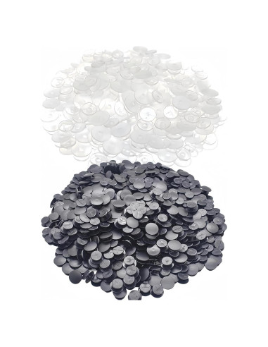 Botones de Plástico JIANYI 100PCS Redondos para DIY Zapatos