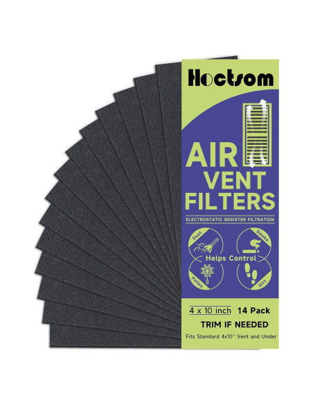 Filtro de Ventilación de Aire 4x10 cm Carbón Activado Hoctsom Filtro de Ventilación de Aire 4x10 cm Carbón Activado Hoctsom