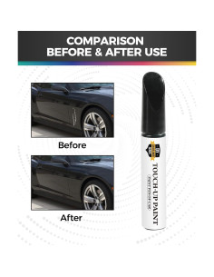 Bolígrafo de Pintura de Retocado UBOG para Rayones de Coche Negro 2