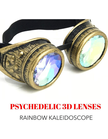 Gafas Steampunk 3D Kaleidoscope Umbrella Laboratory Gafas Steampunk 3D Kaleidoscope Umbrella Laboratory