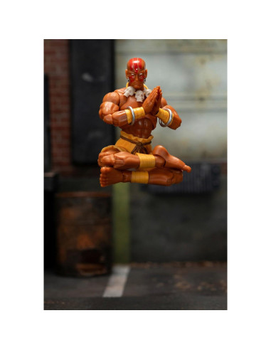 Figura Articulada Dhalsim Jada 15 cm con Accesorios Intercambiables